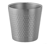 Fauhapyway Tasse à café isotherme en métal pour la maison ou le bureau | Surface polie lisse, design moderne et élégant, facile à saisir, s'adapte confortablement, utilisation à la maison au