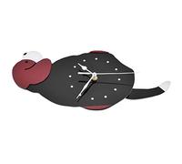 Fauitay Horloge Murale Silencieuse Cadre, Auto-adhésive 3D avec Queue Pivotante pour la Décoration de la Maison, du Bureau et du Salon
