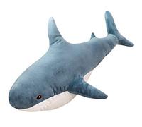 Fauitay Jouet en Peluche de Requins, Oreiller de Requins en Peluche de 45 Cm, Jouet en de de Dessin animé, Animaux Aquatiques de L'océan, Poupée de pour en (Bleu Ciel)