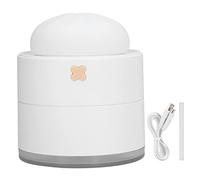 FAUOSWUK Humidificateur D'air USB en Forme de Chignon Cuit à la Vapeur, 400 Ml, avec Modes Réglables, pour la Maison et le Bureau (Blanc)