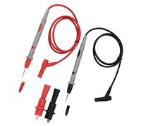 FAUOSWUK Jeu de Sondes Multimètre Ultra Pointues avec Fils Plaqués or et Pince pour des Tests de Tension Précis 1000V 20A
