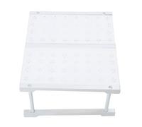 FAUOSWUK Organisateur de Placard élégant, Gain de Place, étagère à Couverture Complète pour la Décoration de la Maison, 13 Pièces ABS 16,5 Pouces (Longueur 37-48 cm / 14,6-18,9 Pouces)