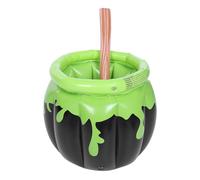 FAUOSWUK Refroidisseur de Boissons Gonflable de Seau à Glace de Vacances pour Les Fêtes à Thème Décor de Sorcière PVC 26,4x23,6 Pouces