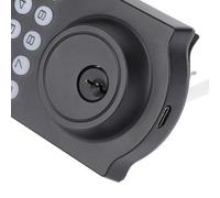 FAUOSWUK Serrure D'entrée à Clavier électronique avec Fonction de Verrouillage Automatique, Conception en Alliage D'aluminium pour Usage Résidentiel, Portes de 35 à 50 Mm D'épaisseur