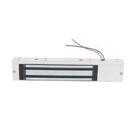FAUOSWUK Serrure Magnétique électrique en Alliage D'aluminium Durable, 280KG, pour un Contrôle D'accès Facile sur les Portes en Verre, 250x48x25mm