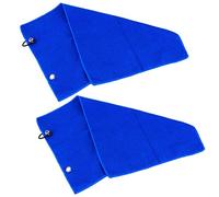 FAUOSWUK Serviette de Sport 2 Pièces Serviette en Microfibre à Séchage Rapide pour Accessoires d'exercice Lingette de Sueur de Yoga 30x50 Cm (Bleu)
