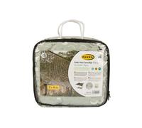 FAURA Store Camouflage réversible 3x4m avec Corde en Nylon avec Anneaux en Acier Inoxydable en Gris et Blanc