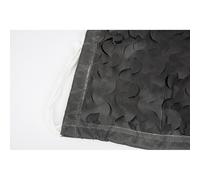 Faura Voile d'Ombrage Rectangulaire Noir Réversible Camouflage 3 x 4 m