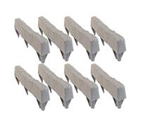 Fausse Bordure en Pierre pour Paysage 8 Blocs de Fausse Pierre sans Creuser | Bord paysager sans creuser Pour pelouse cour passage patio extérieur jardin paysage bord imitation brique bloc passage