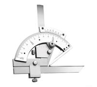 Fausse Équerre Acier Inoxydable Résistant à l'Usure | Plage 0-320°, lecture vernier précise, pour idéal usinage, pour bois, contrôle qualité pièces