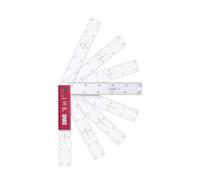 Fausse équerre octogonale 8 en 1 pliable 400 x 150mm BMI
