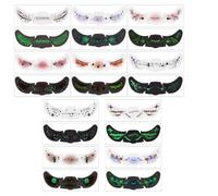 Fausses Taches De Rousseur 10 Pièces Halloween Phosphorescent Imperméable