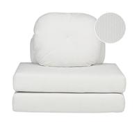Fauteuil 1 Place Pliable Canapé-Lit d'Invité Moderne Minimaliste avec Couss