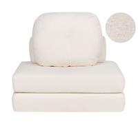 Fauteuil 1 Place Pliable Canapé-Lit d'Invité Moderne Minimaliste avec Coussins e