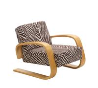 Fauteuil 400 « Tank » Laqué Miel/Brun/Blanc