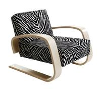 ARTEK - Fauteuil rembourré Noir
