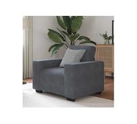 Fauteuil 60 cm fluweel donkergrijs4105248