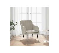 vidaXL Fauteuil - Gris clair