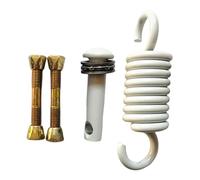 Fauteuil à bascule à ressort en acier inoxydable - Grande capacité de | Pièces de rechange pour chaise d'œuf pour terrasse, balcon, garage, intérieur, montage au plafond, sac de frappe et pots de
