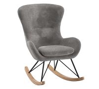 Vipack – Fauteuil à bascule Rocky – Gris