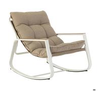 Fauteuil à bascule de jardin ""Felinio"" taupe - Hespéride