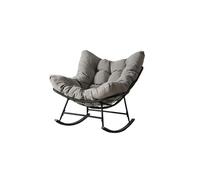 Concept Usine – Fauteuil à bascule Quito – Intérieur/Extérieur, ergonomique, gris