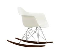Fauteuil à bascule Eames Plastic RAR chromé érable foncé chromed base/ dark maple