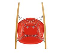 Vitra Eames Plastic Arm Rocking Chair RAR fauteuil à bascule érable foncé-chrome-noir profond - 4055737192050