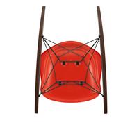 Fauteuil à bascule Eames Plastic RAR RE noir érable foncé basic dark powder-coated base/ dark maple