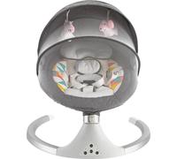 Fauteuil à bascule électrique pour bébé, télécommande, temps réglable, GRIS