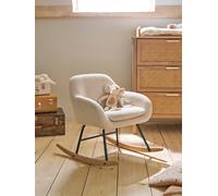 Fauteuil à bascule enfant écru TU