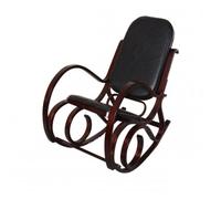 Fauteuil à bascule Tokyo imitation noyer noir - MYCOCOONING - Adulte - Noir