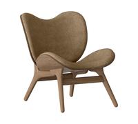 Fauteuil A Conversation Piece chêne foncé dark oak base