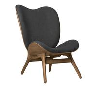 Fauteuil A Conversation Piece haut chêne foncé dark oak base