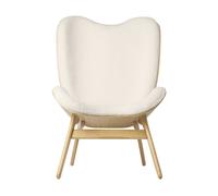 Fauteuil A Conversation Piece haut oak base