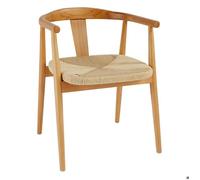 Fauteuil à dîner ""Yamato"" hêtre beige - Atmosphera Créateur d'intérieur