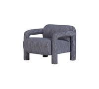 Fauteuil à motifs Gris/Bleu LENNY