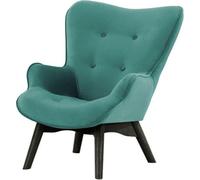 Fauteuil à oreilles pour enfants Ducan Mini Velvet-Kronos 12-Noir