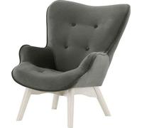 Fauteuil à oreilles pour enfants Ducan Mini Velvet-Kronos 22-Blanc