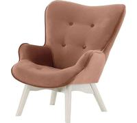 Fauteuil à oreilles pour enfants Ducan Mini Velvet-Kronos 29-Blanc
