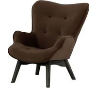 Fauteuil à oreilles pour enfants Ducan Mini Velvet-Kronos 6-Noir