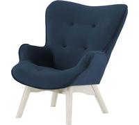 Fauteuil à oreilles pour enfants Ducan Mini Velvet-Kronos 9-Blanc