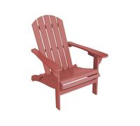 swe auteuil Adirondack Terracotta en Bois d'acacia avec accoudoirs KERINA. Plusieurs Coloris. 90 x 71 x 91.5 cm