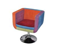 Fauteuil avec design de patchwork Cube Tissu