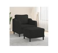 vidaXL Fauteuil avec Repose-pied