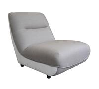 Fauteuil bas de jardin aluminium et tissu - Cosi