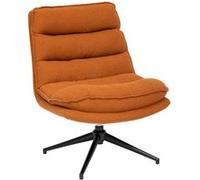 Fauteuil bas pivotant Harper ambre Atmosphera Orange G