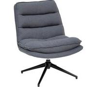 Fauteuil bas pivotant Harper gris Atmosphera Gris G