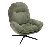 Fauteuil bas pivotant Stelan vert cèdre Atmosphera