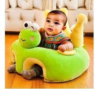 Fauteuil bébé - Canapé bébé Chaise pour bébé Libsit - Siège de soutien pour apprendre à s'asseoir - 4-16 mois - Vert, Peluche